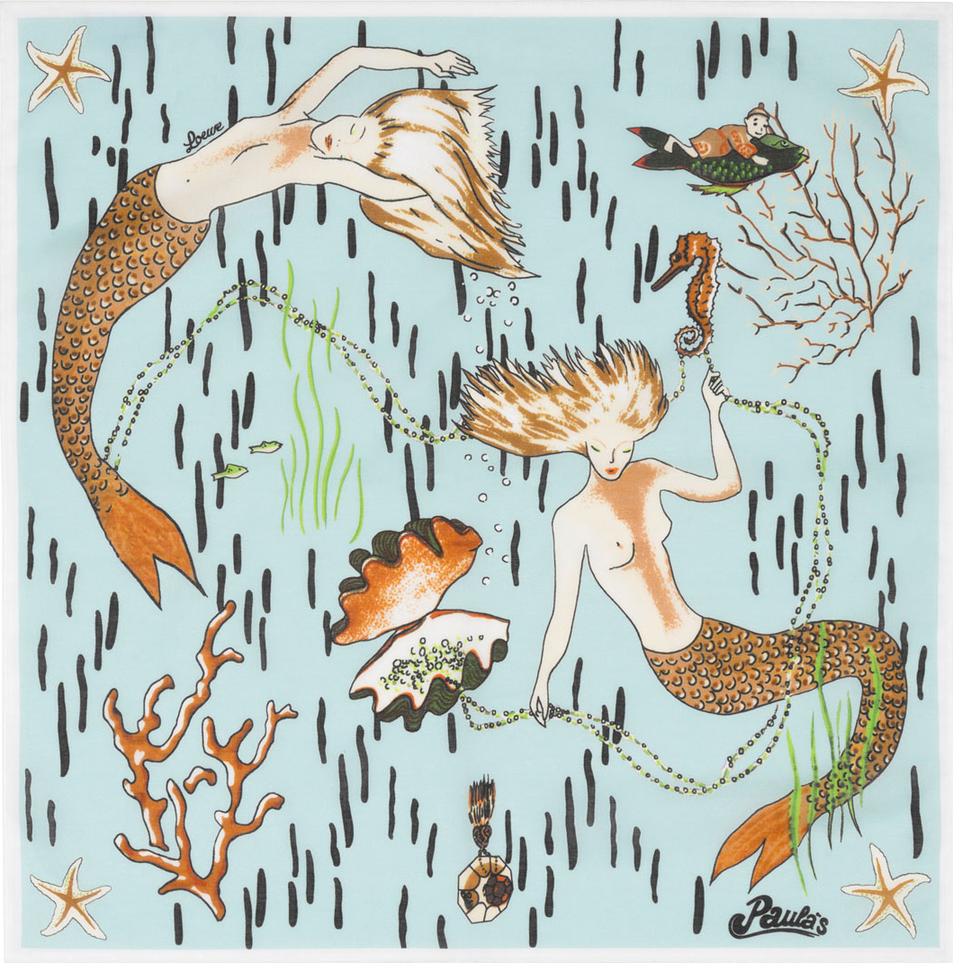 LOEWE x Paula's Ibiza Mermaid Scarf