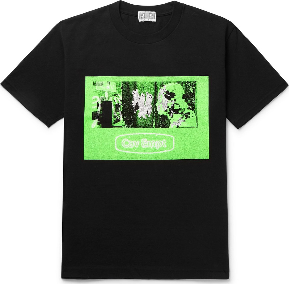 Cav Empt Printed Cotton-Jersey T-Shirt