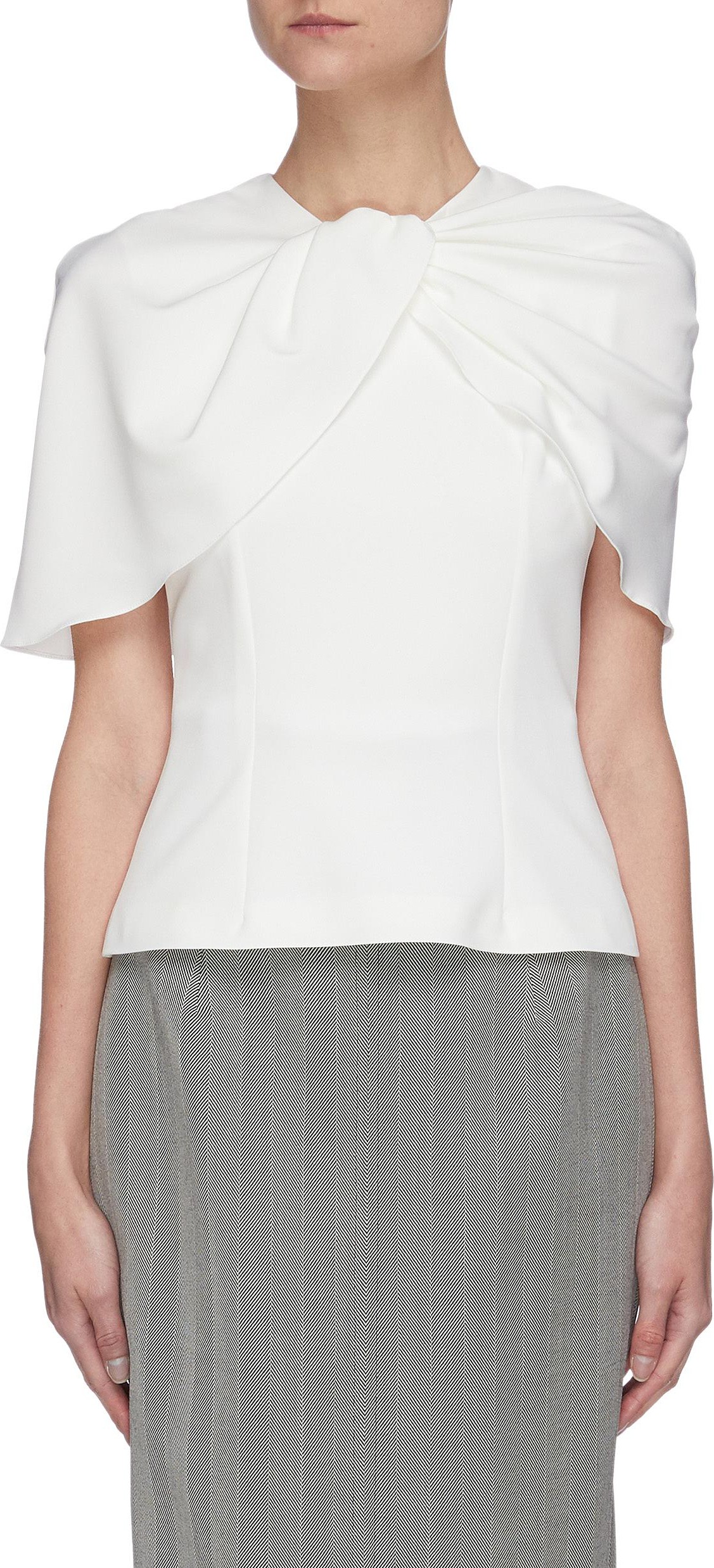 16Arlington '''''Namika' cape sleeve crepe top