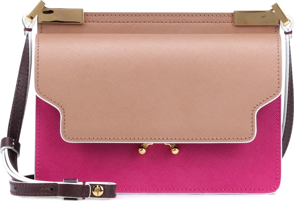 Marni Trunk Mini leather shoulder bag