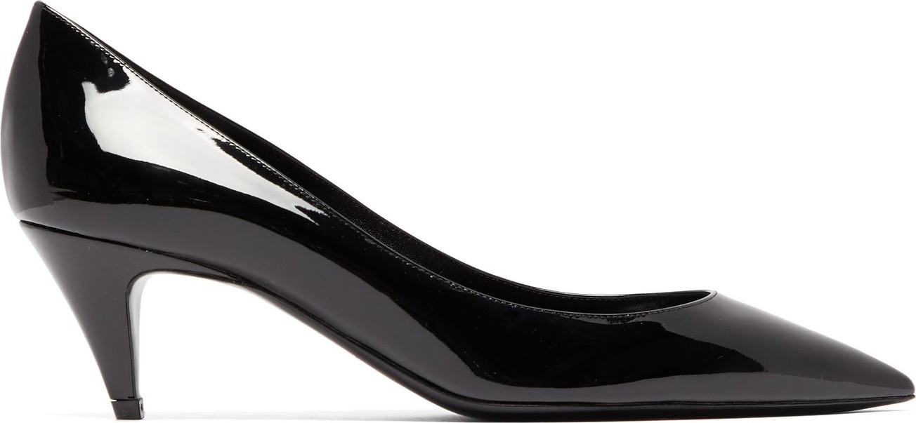 Saint Laurent Charlotte 55 patent-leather pumps