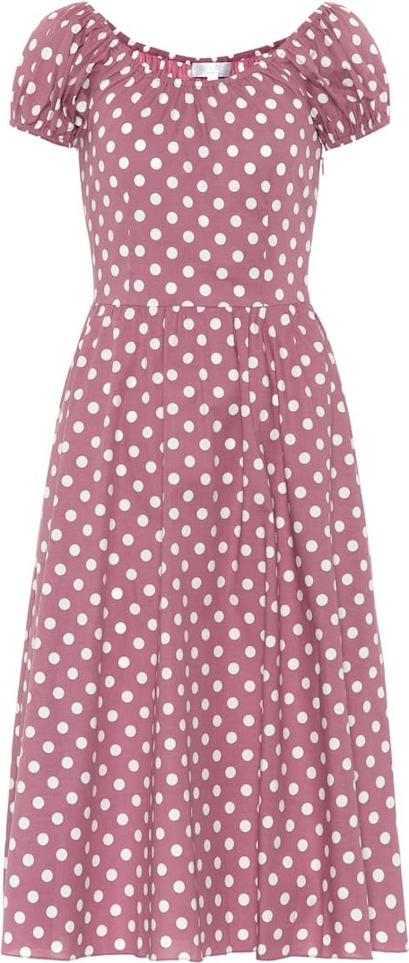 Caroline Constas Fai floral stretch-cotton minidress