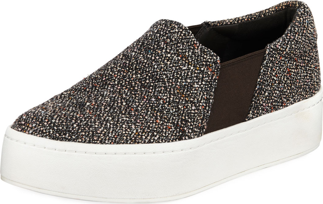 Vince Warren Tweed Platform Skate Sneaker