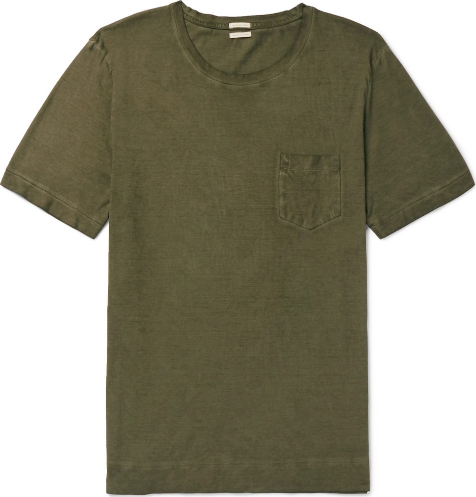 Massimo Alba Watercolour-Dyed Cotton-Jersey T-Shirt