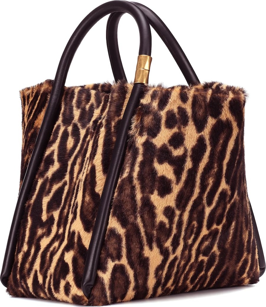 BOYY Lotus 28 calf hair tote