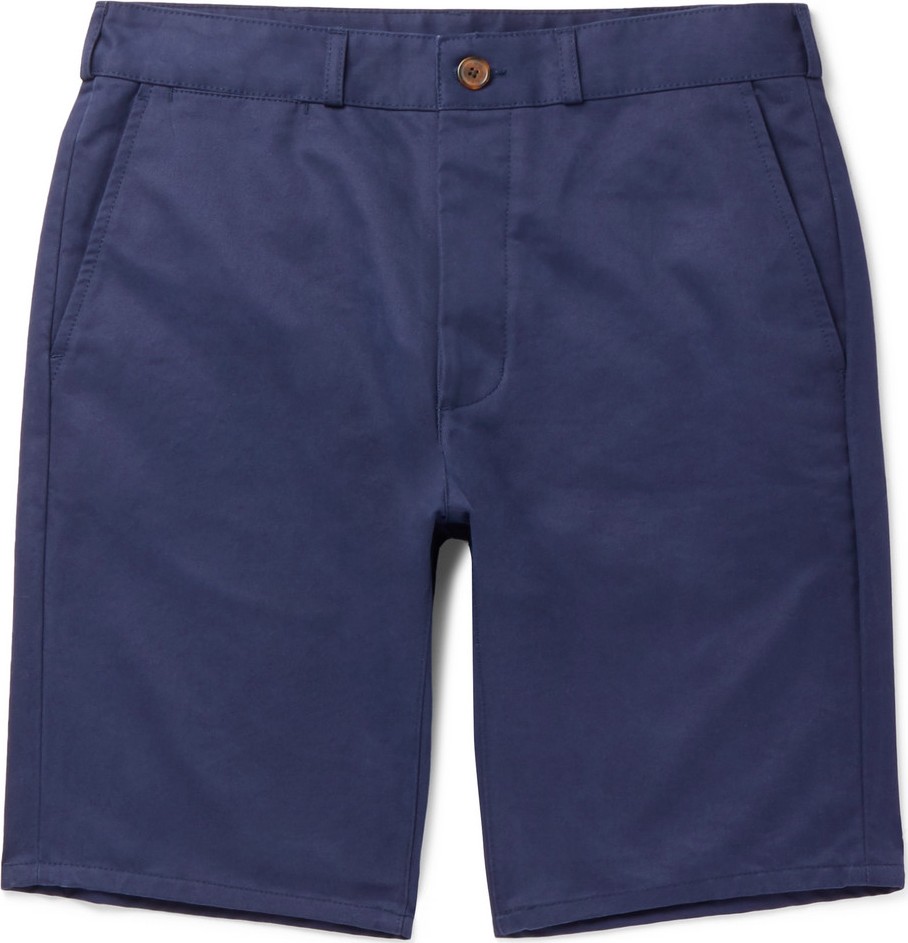 Maison Kitsune Cotton-Twill Chino Shorts