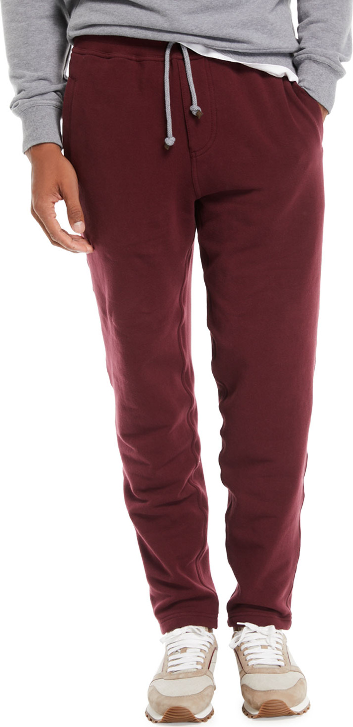 Brunello Cucinelli Men's Cotton-Blend Drawstring Sweatpants