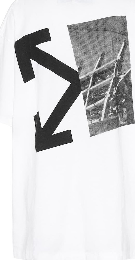 Off White Printed cotton T-shirt