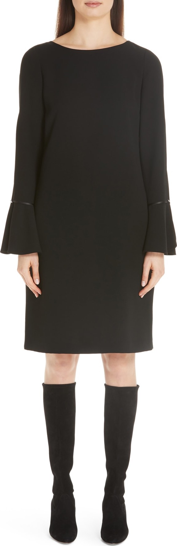 Lafayette 148 New York Jorie Finesse Crepe A-Line Shift Dress