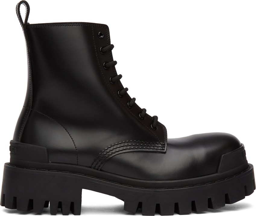 Balenciaga Black Strike Boots Balenciaga Black Strike Boots