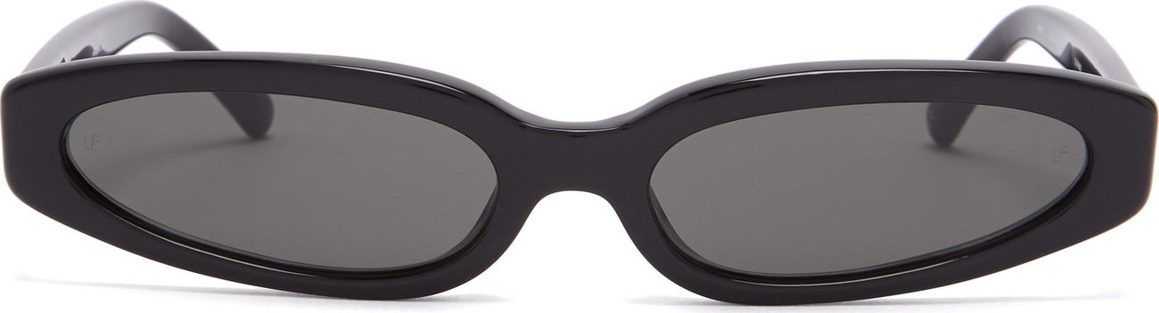 Linda Farrow Small oval acetate sunglasses