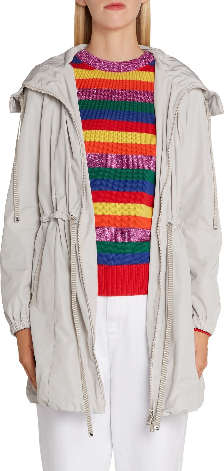 Moncler Topaz Hooded Rain Jacket