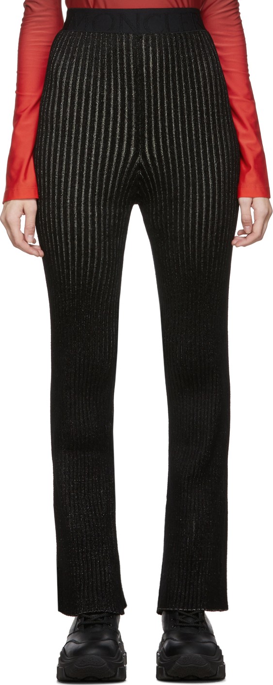 Moncler Genius 2  Moncler 1952 Black Tricot Lounge Pants