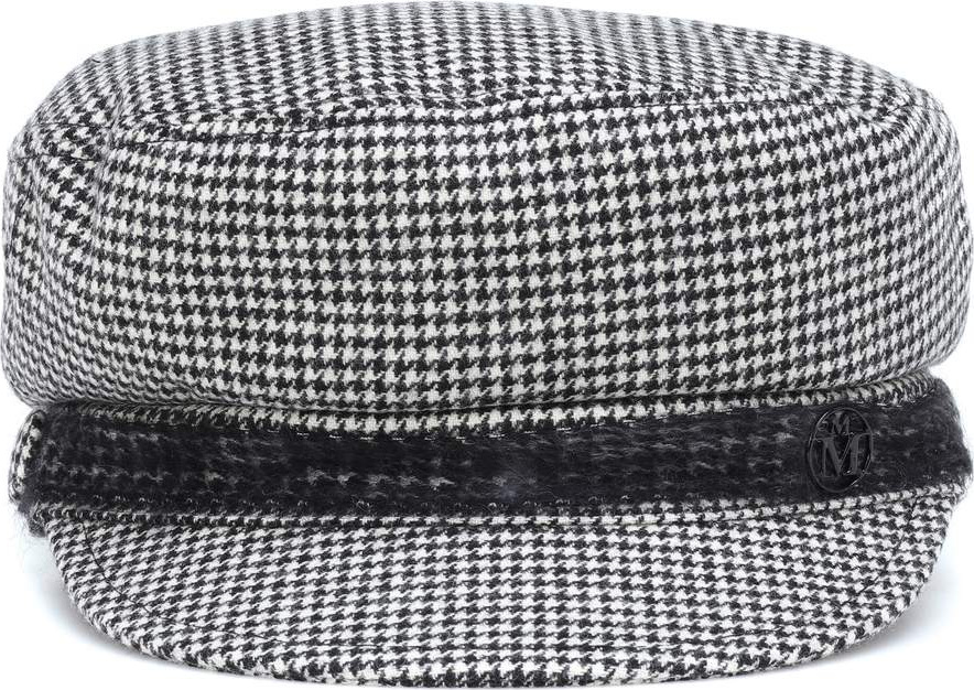 Maison Michel New Abby houndstooth hat