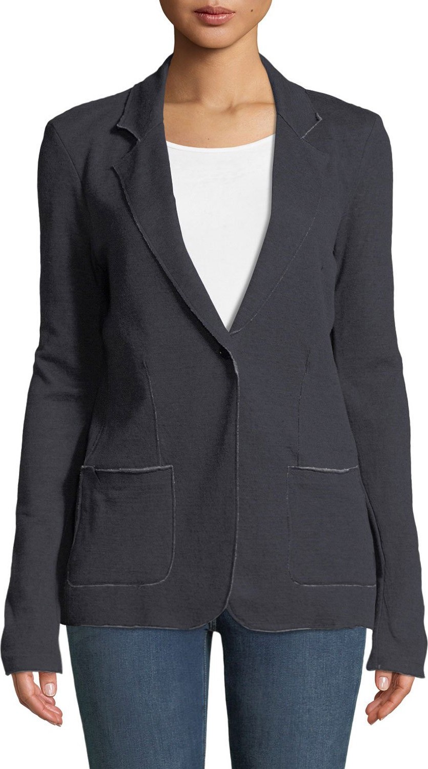 Majestic Cashmere Double-Face One-Button Jacket