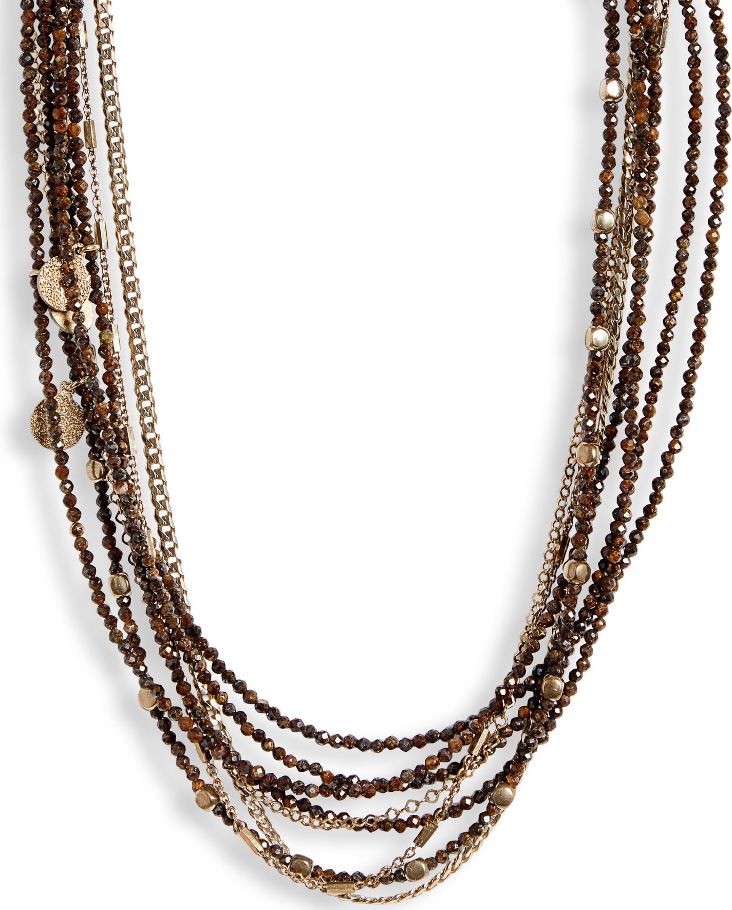 Brunello Cucinelli Beaded Multistrand Necklace