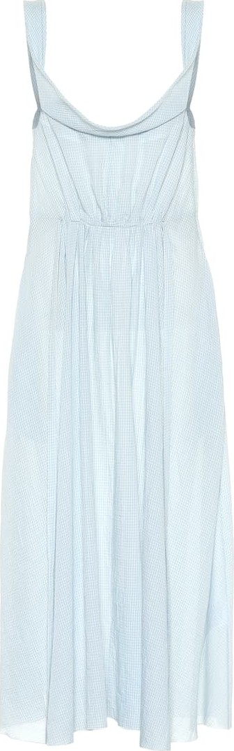 Brock Collection Exclusive to Mytheresa – Davi gingham cotton midi dress
