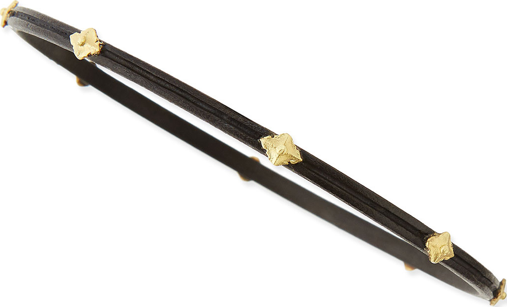 Armenta Midnight & 18K Gold Cravelli Bangle