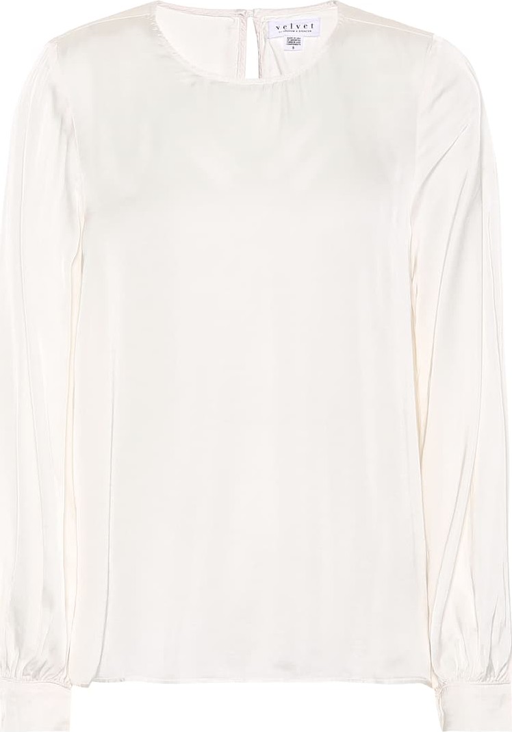 Velvet By Graham & Spencer Satin top