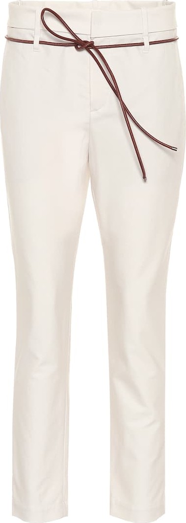 Brunello Cucinelli Mid-rise cigarette pants