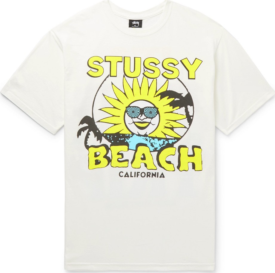 Stussy Printed Cotton-Jersey T-Shirt