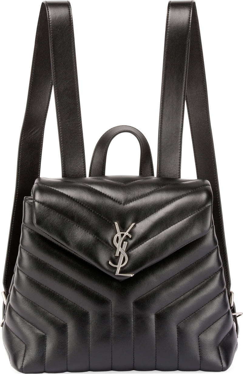 Saint Laurent Monogram Loulou Small Y-Quilted Leather Backpack