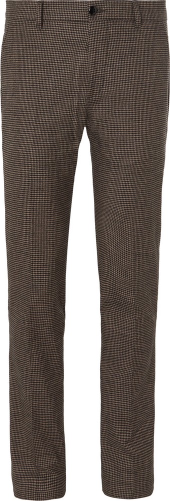 Bellerose Porths Slim-Fit Puppytooth Cotton-Blend Trousers