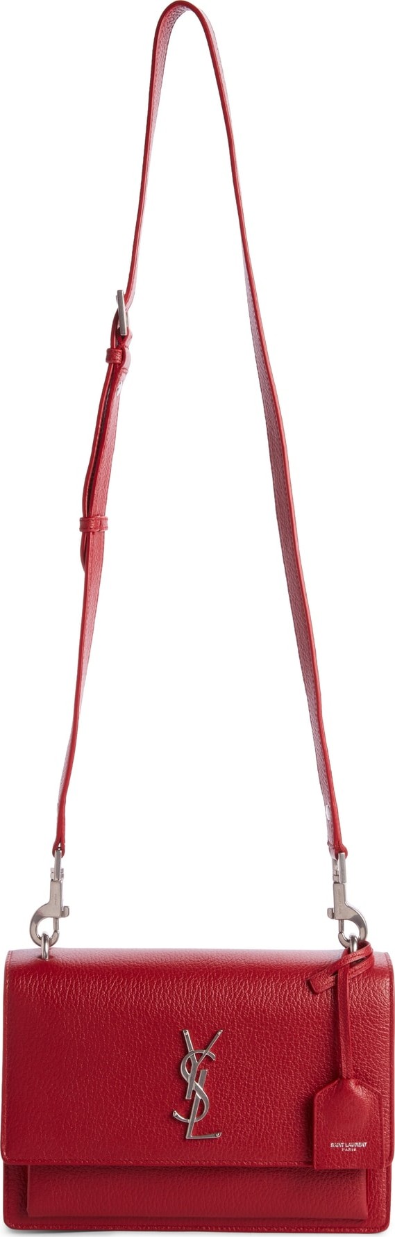 Saint Laurent Medium Sunset Grained Leather Shoulder Bag