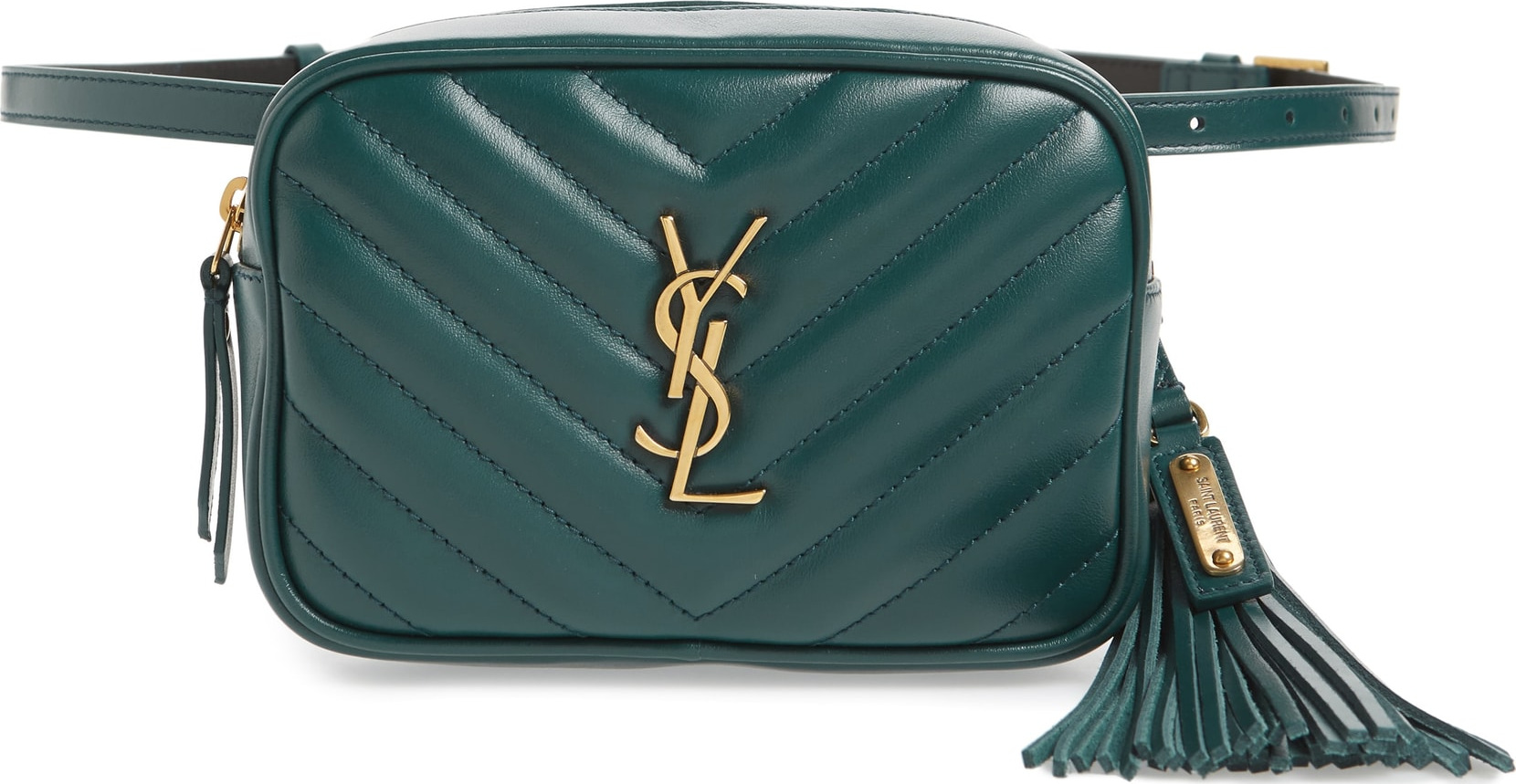 Saint Laurent Loulou Matelassé Leather Belt Bag