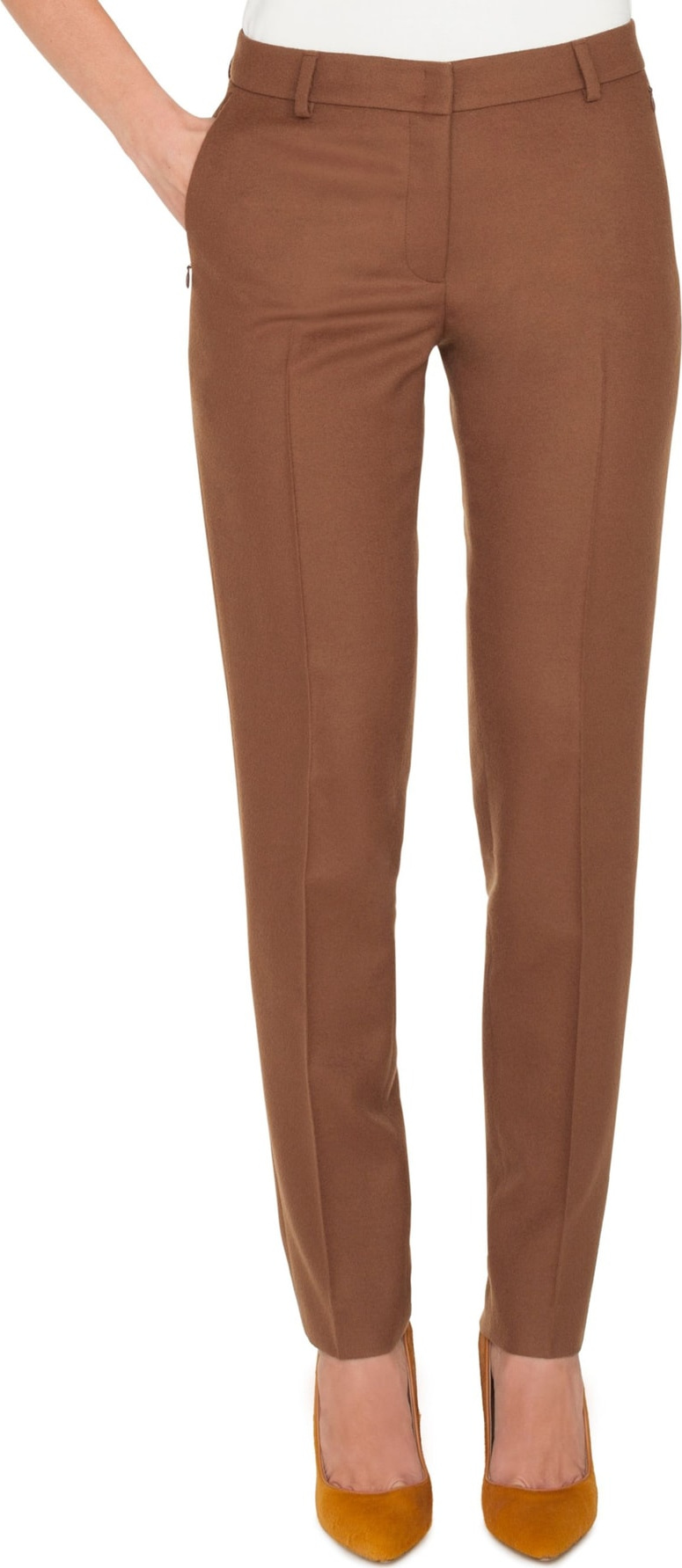 Akris Melvin Stretch Wool Flannel Pants