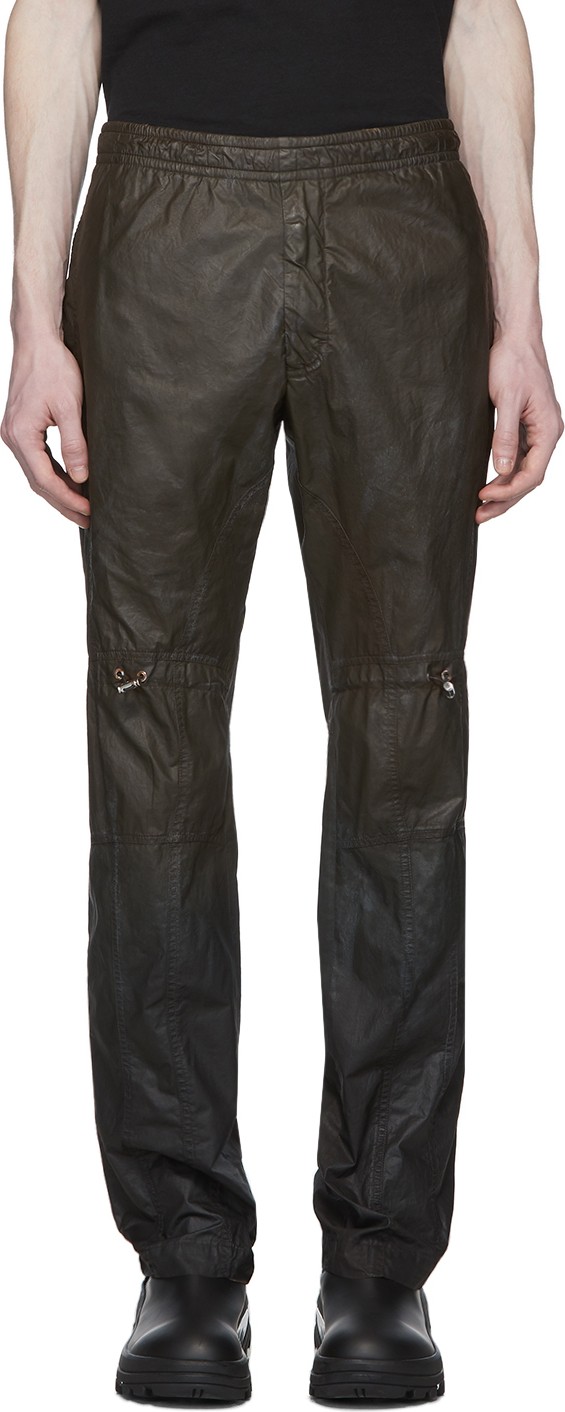 1017 ALYX 9SM Brown Elastic Waist Gaiter Trousers 1017 ALYX 9SM Brown Elastic Waist Gaiter Trousers