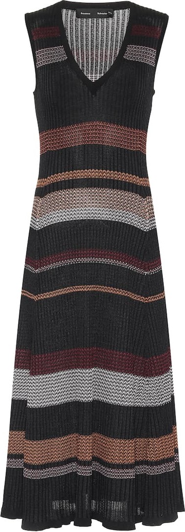 Proenza Schouler Striped knit midi dress Proenza Schouler Striped knit midi dress