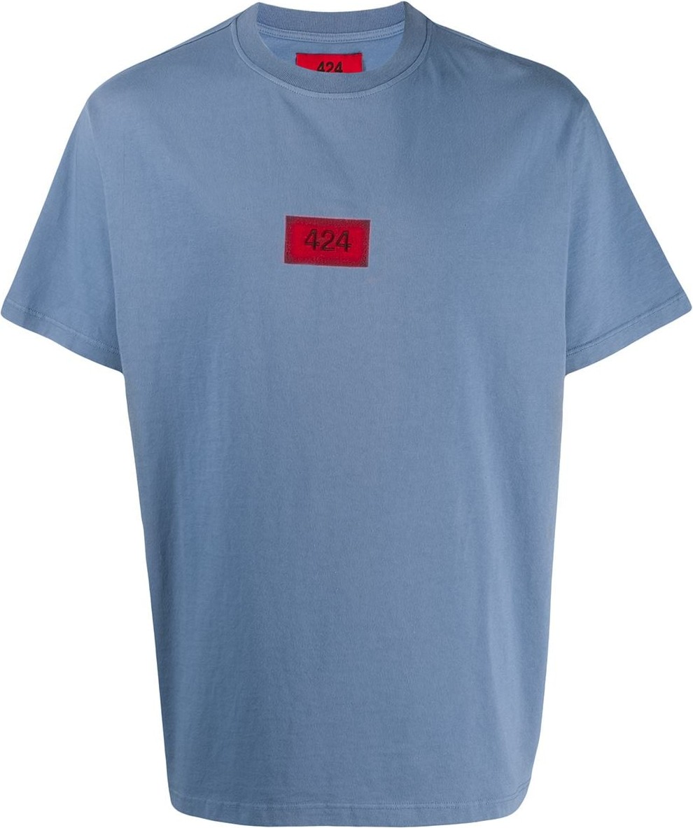 424 Fairfax Embroidered logo T-shirt