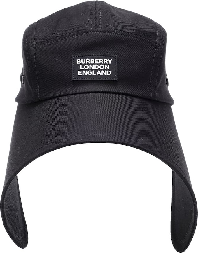 Burberry London England Cotton-twill bonnet cap