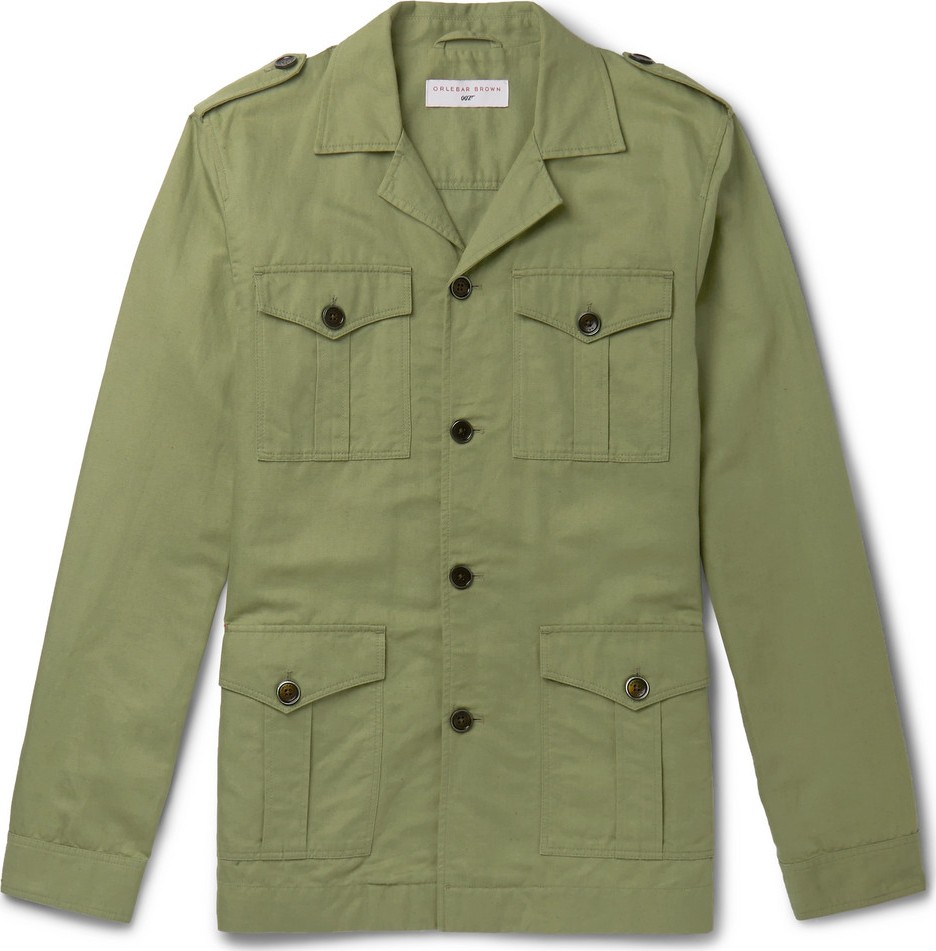 Orlebar Brown + 007 The Man with the Golden Gun Cotton and Linen-Blend Twill Jacket