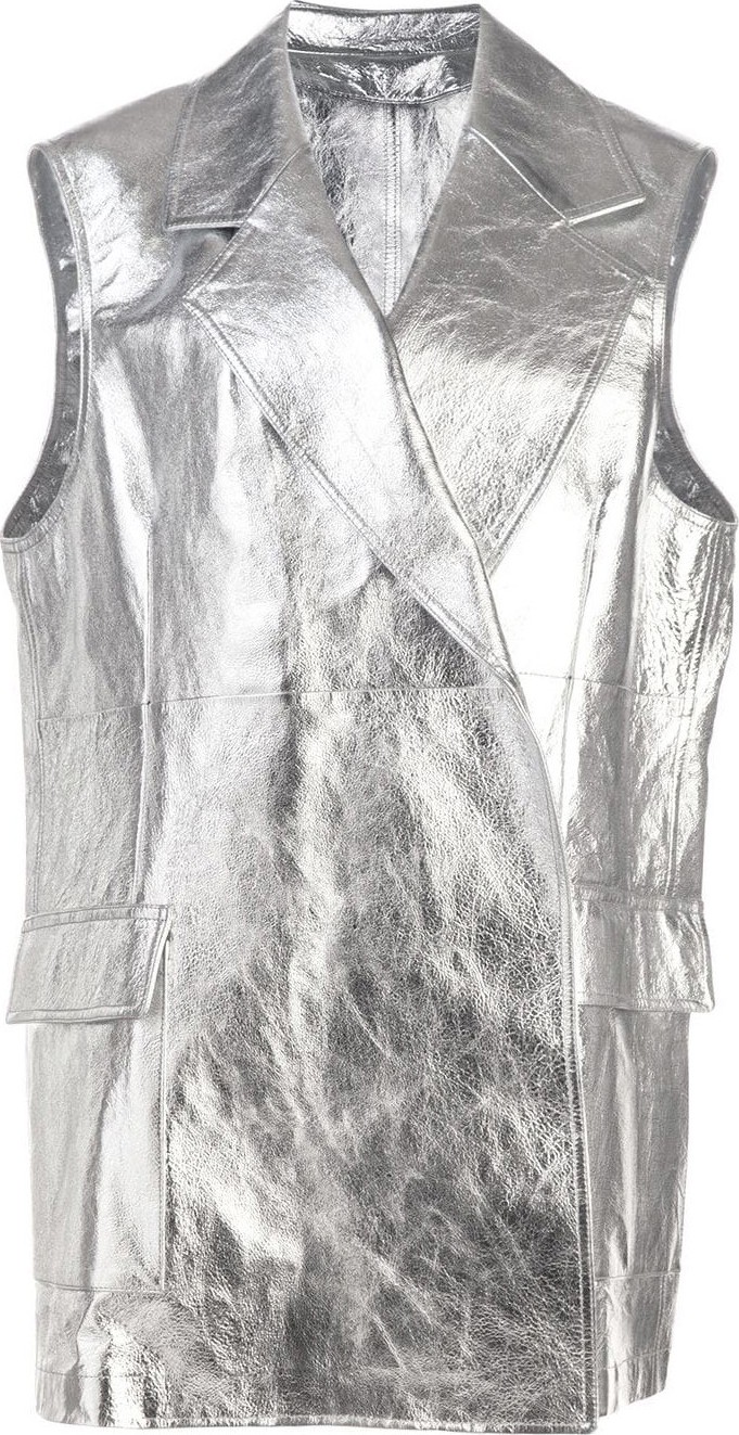 Calvin Klein 205W39NYC Metallic long vest