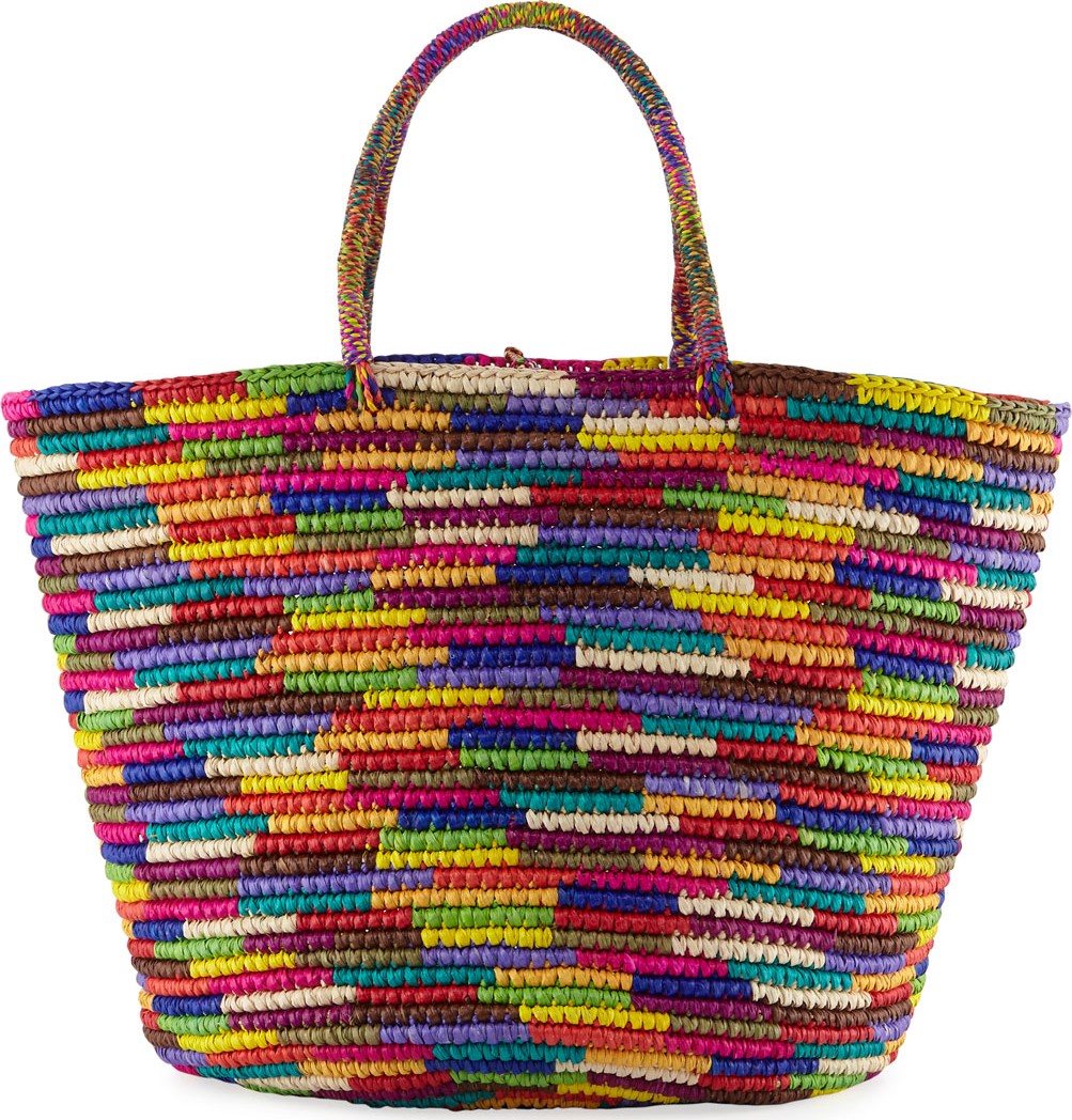 Sensi Studio Maxi Woven Straw Tote Bag