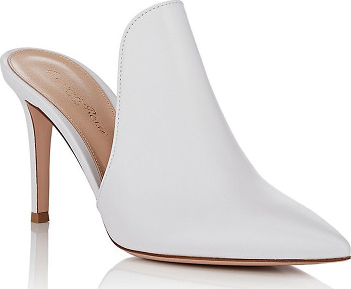 Gianvito Rossi lamb mule