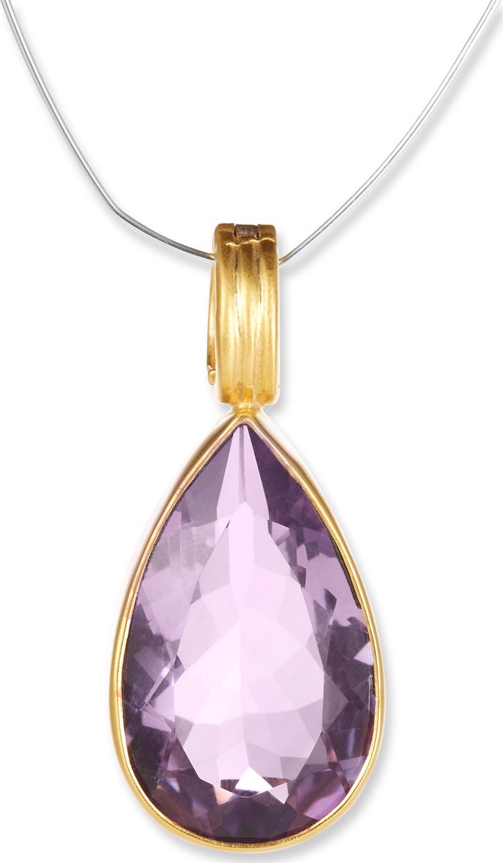 Dina Mackney Amethyst Teardrop Pendant