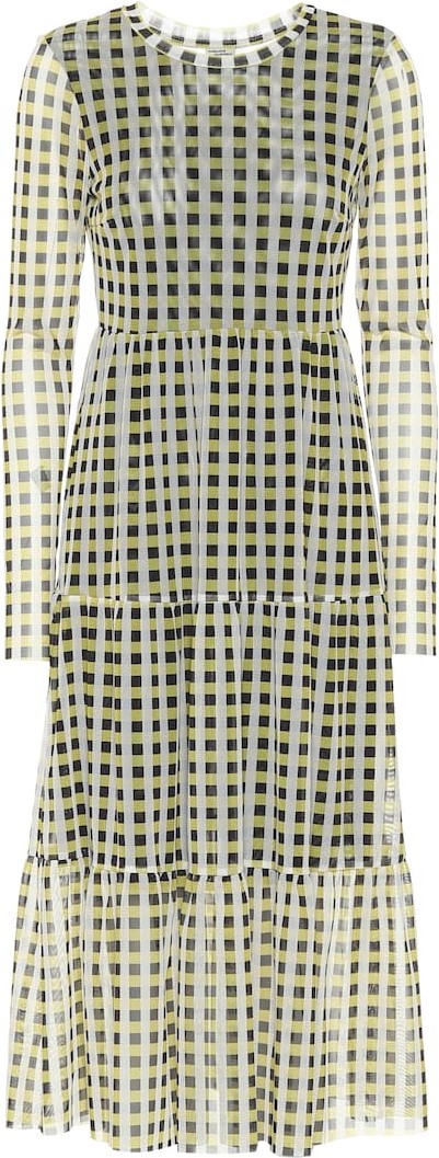 Baum und Pferdgarten Jocelina checked midi dress