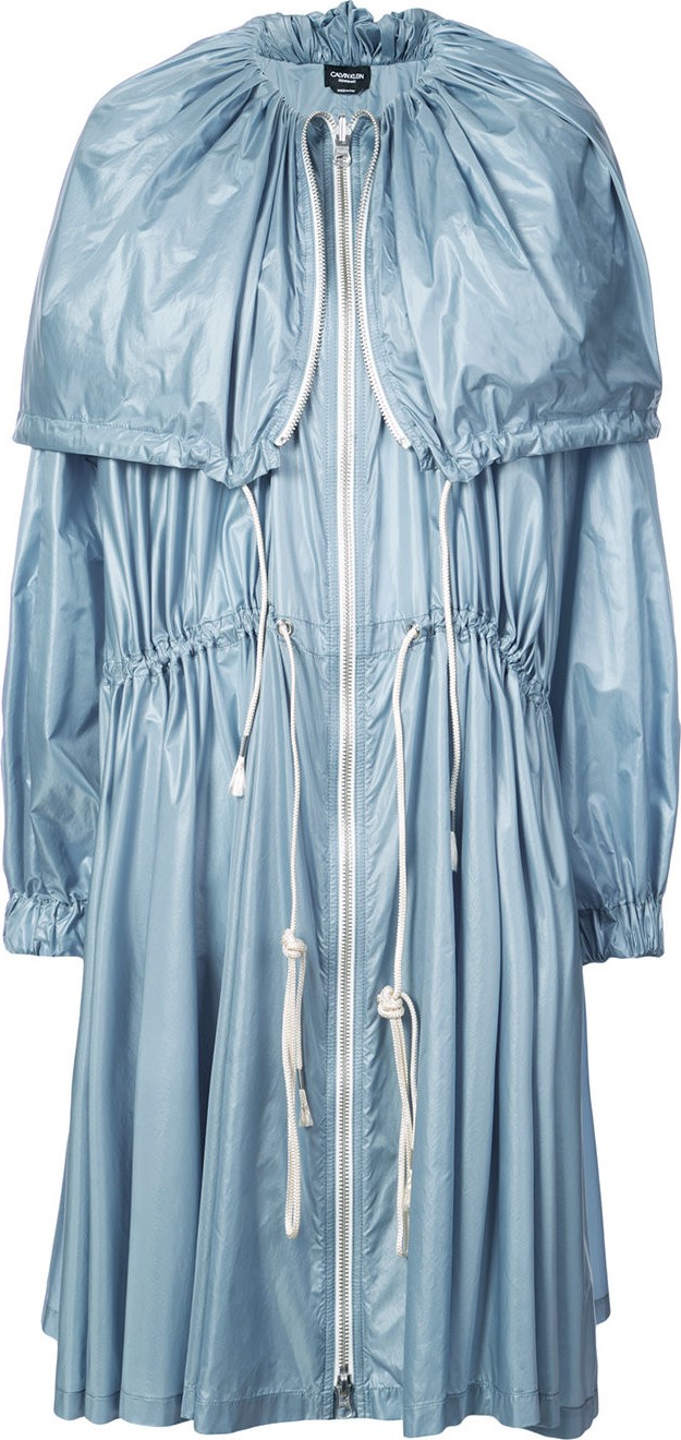 Calvin Klein 205W39NYC tent drawstring coat