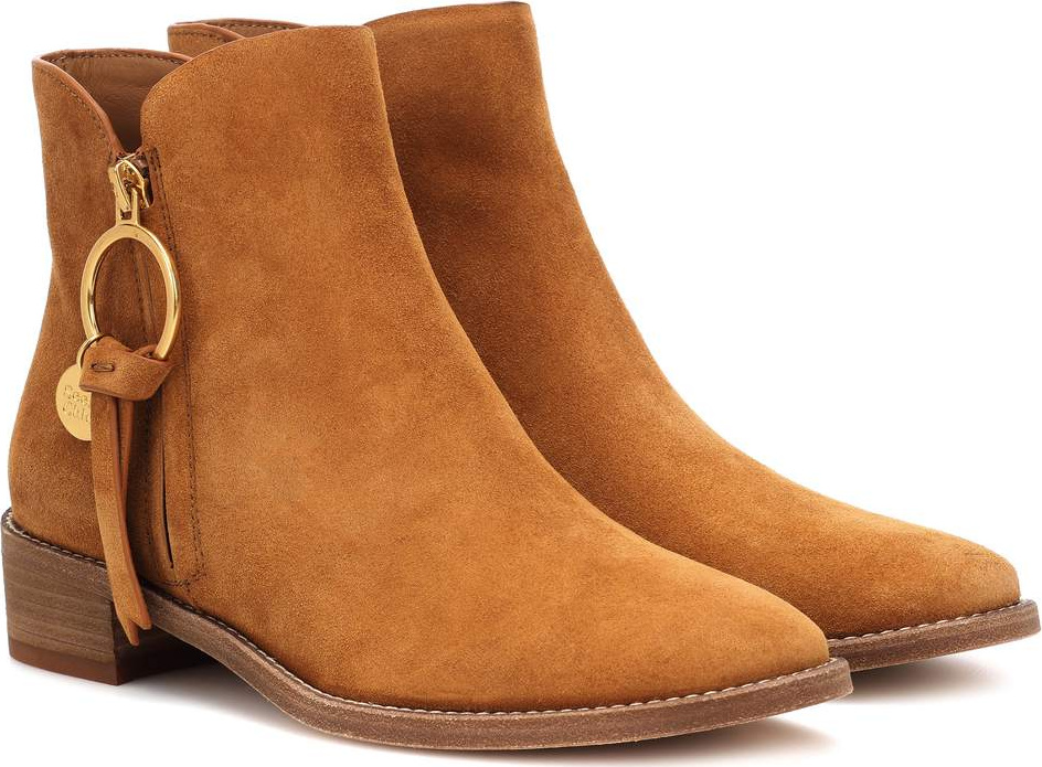 See By Chloé Salvador suede ankle boots
