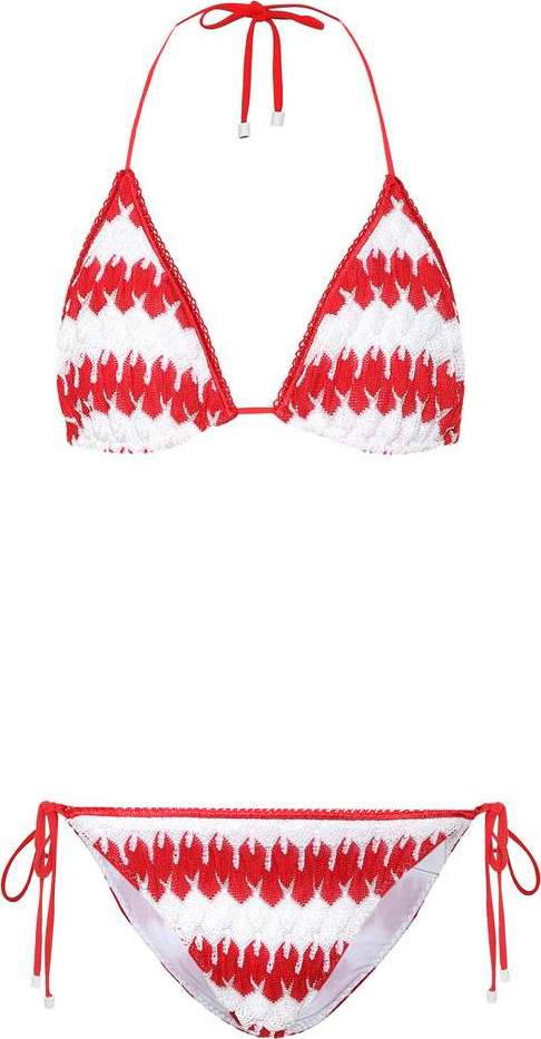 Missoni Crochet halterneck bikini