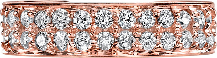 Anita Ko 18k Rose Gold Double-Row Diamond Ear Cuff (Single)