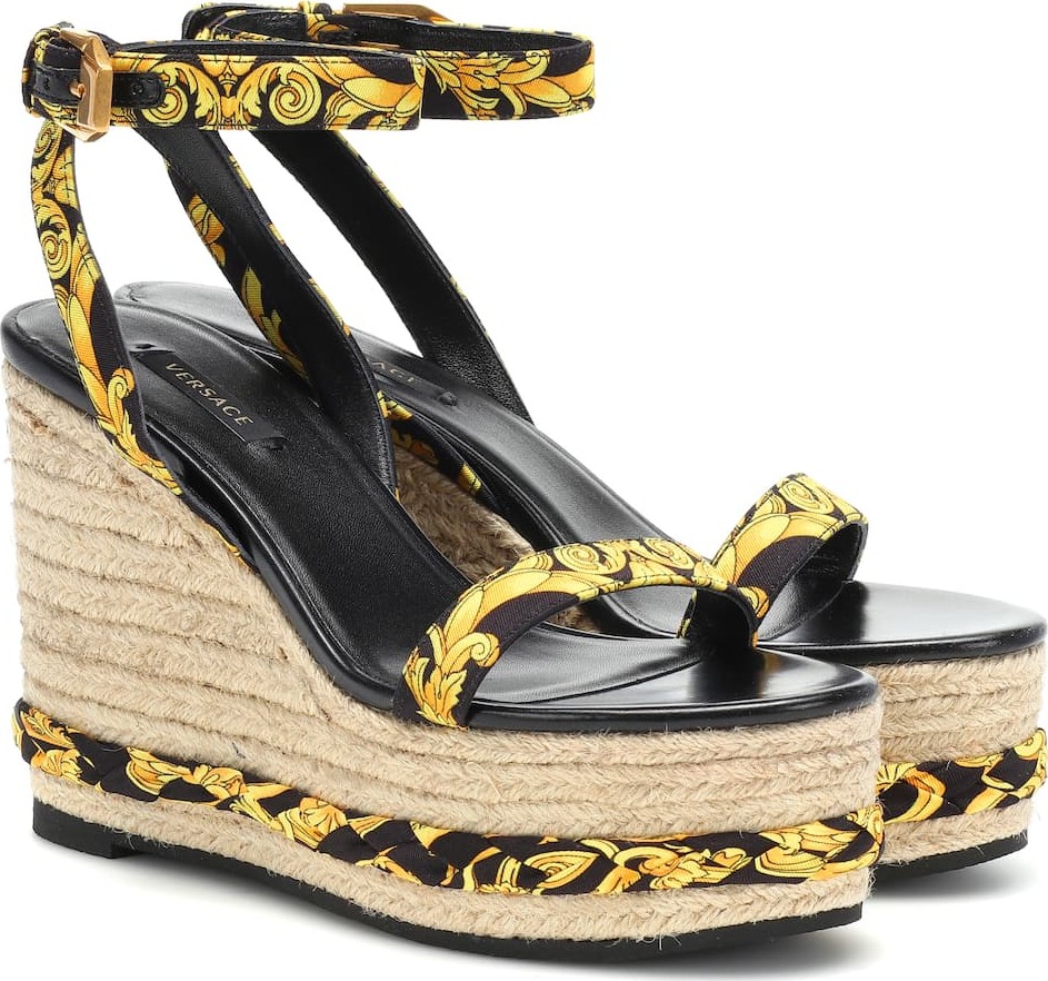 Versace Sash printed espadrilles