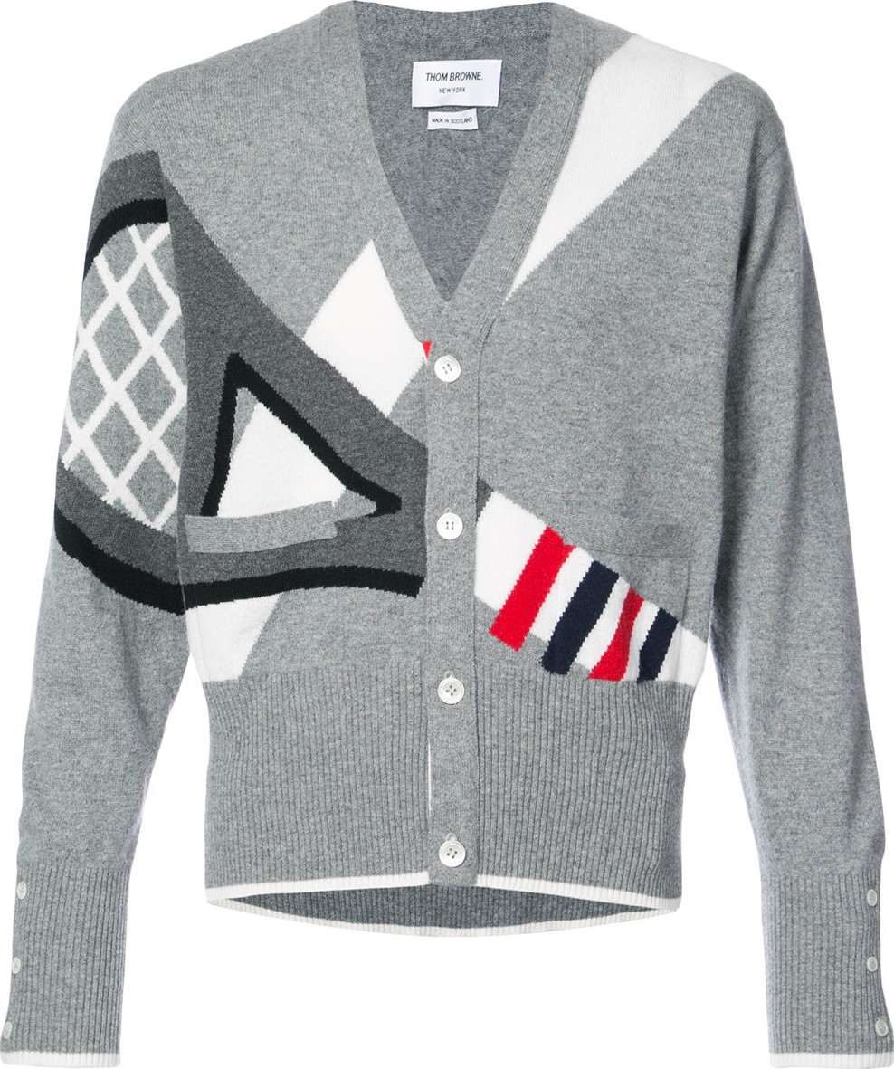 Thom Browne Classic V-neck Cardigan