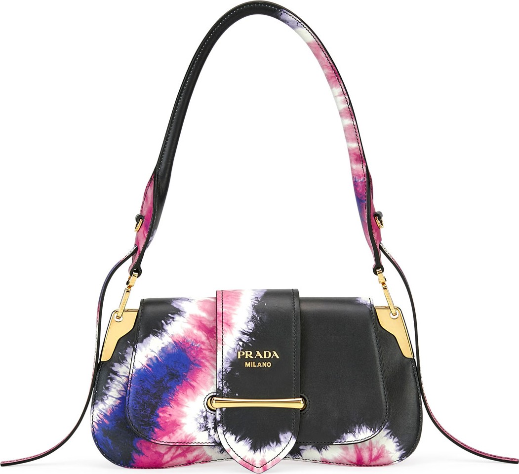Prada Tie-Dye Prada Sidonie Shoulder Bag