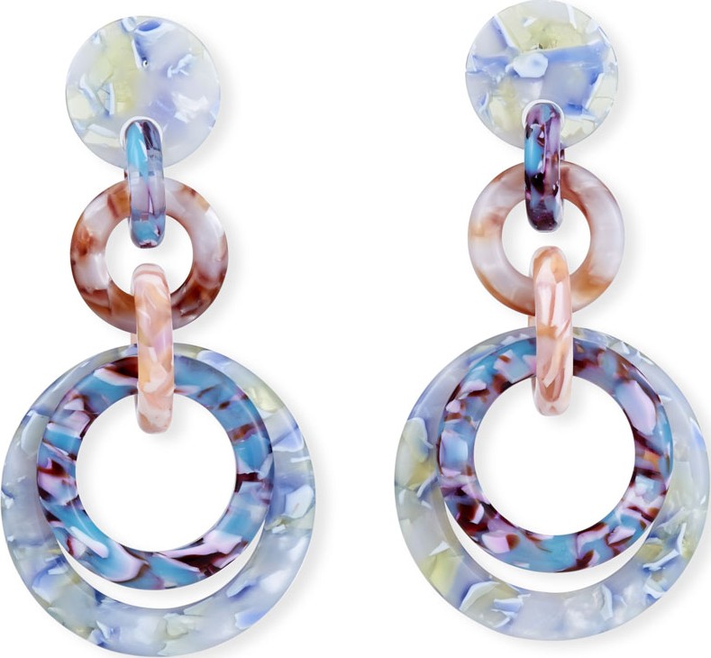 Lele Sadoughi Loop-de-Loop Earrings