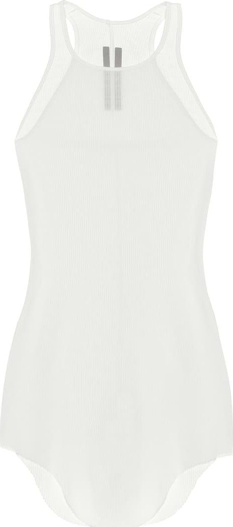 Rick Owens Silk-blend mesh tank top