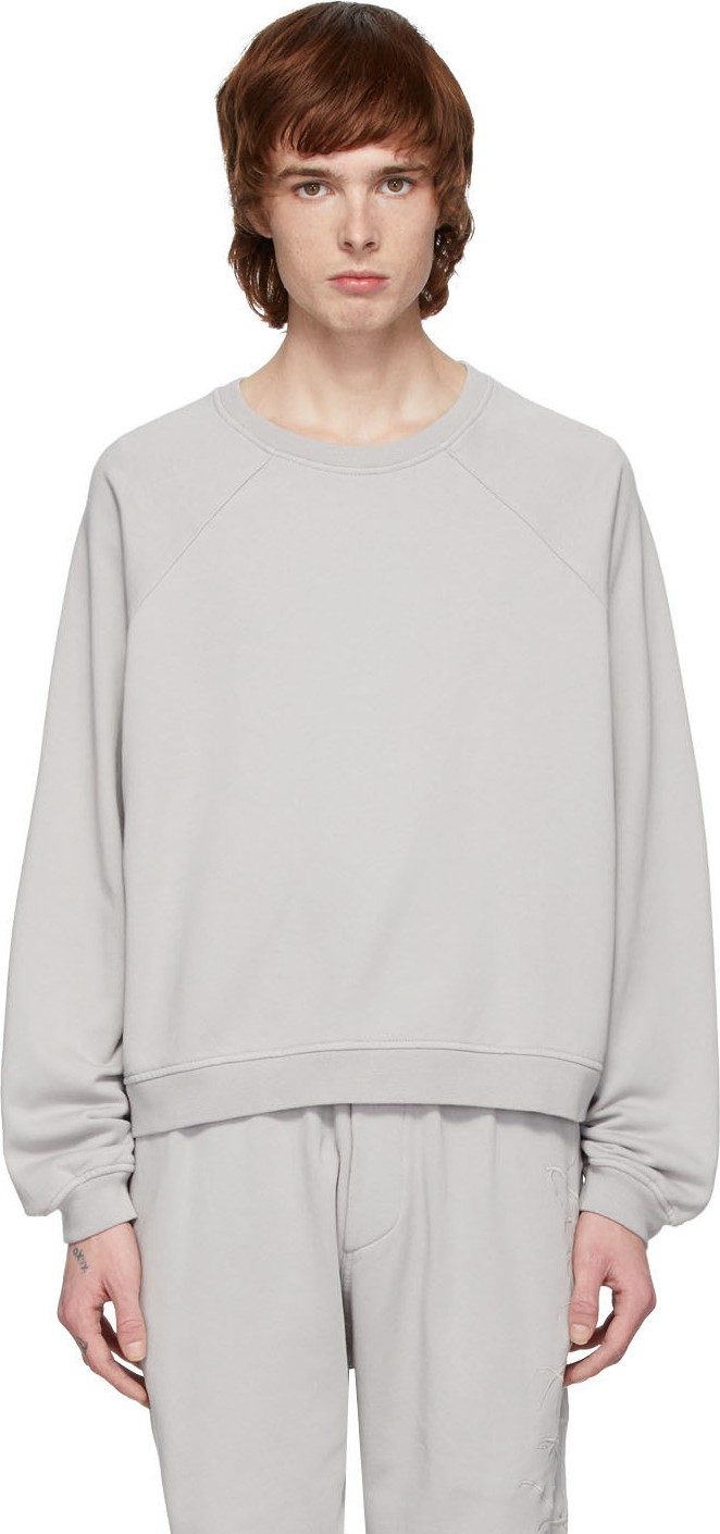Haider Ackermann Grey French Terry Sweatshirt